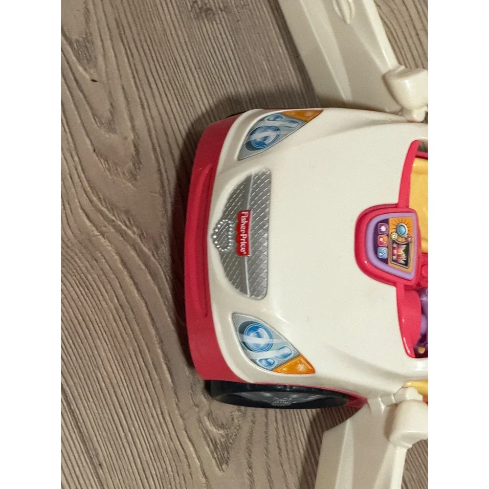 Fisher-Price Loving Family SUV Cream Pink Toy SUV 4 Door Car Seats B0011 works